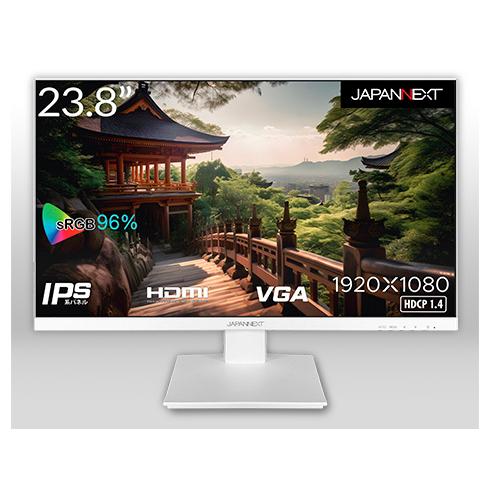 JAPANNEXT JN-238i75F-W 液晶ディスプレイ/ 23.8型/ 1920×1080/...