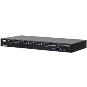 ATEN CS18216 16ポート USB・HDMI KVMスイッチ（4K、USB 3.0対応）