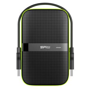 シリコンパワー SP050TBPHDA60S3K  (耐衝撃 生活防水) USB3.0/ 2.0対応 Armor A60 ポータブルHDD 5TB