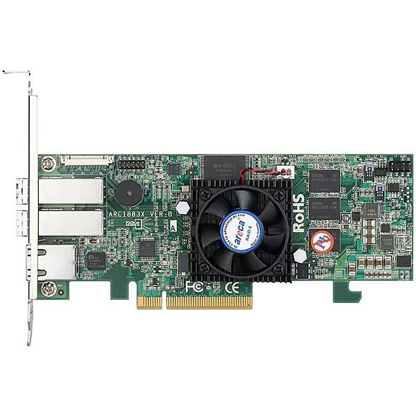 ARECA ARC-1883X SAS/ SATA RAIDカード 8ポート PCIe3.0、On-...