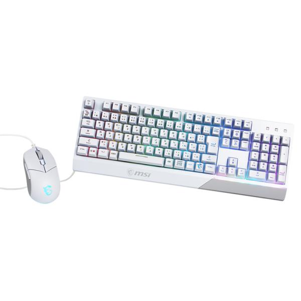 MSI(パーツ) VIGOR GK30 COMBO WHITE JP USB接続ゲーミングキーボード...
