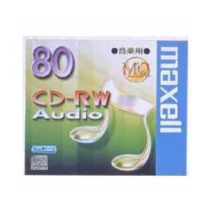 Maxell CDRWA80MQ.1TP 音楽専用CD-RWメディア 80分 1枚ケース入り