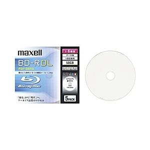 Maxell BR50PWPC.5S 6倍速対応データ用BD-R DL 50GB 5枚1枚ずつ5mm...