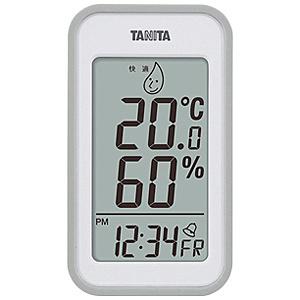 タニタ TT-559-GY デジタル温湿度計 グレー