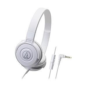 オーディオテクニカ ATH-S100iS WH STREET MONITORING スマートフォン用...