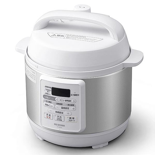 アイリスオーヤマ PC-EMA3-W 電気圧力鍋 3.0L ホワイト