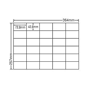 東洋印刷 E30M シートカットラベル B4版 30面付(1ケース500シート)