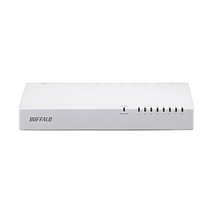 バッファロー LSW4-TX-8NP/WH 10/ 100Mbps対応 スイッチングHub プラスチ...