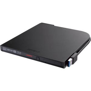 バッファロー BRXL-PTV6U3-BKB USB3.2(Gen1)対応 ポータブルBDドライブ 書込ソフト添付 ブラック