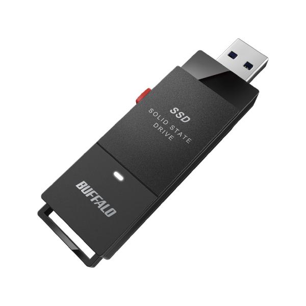 バッファロー SSD-PUTVB1.0U3-B 抗ウイルス・抗菌ポータブルSSD USB3.2(Ge...
