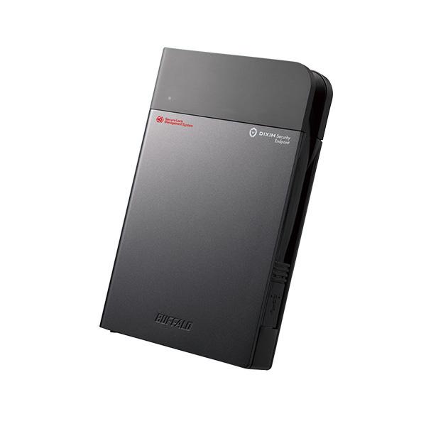 バッファロー SSDS-PZ2.0EV 法人向け 強制暗号化 ウイルスチェック 耐衝撃ポータブルSS...