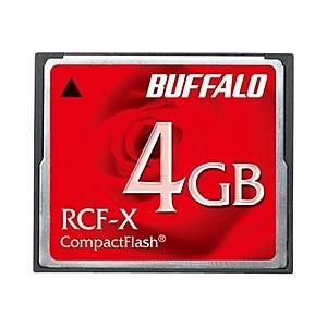 バッファロー RCF-X4G コンパクトフラッシュ ハイコストパフォーマンスモデル 4GB｜podpark