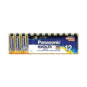 Panasonic LR6EJ/12SW エボルタ乾電池 単3形 12本パック