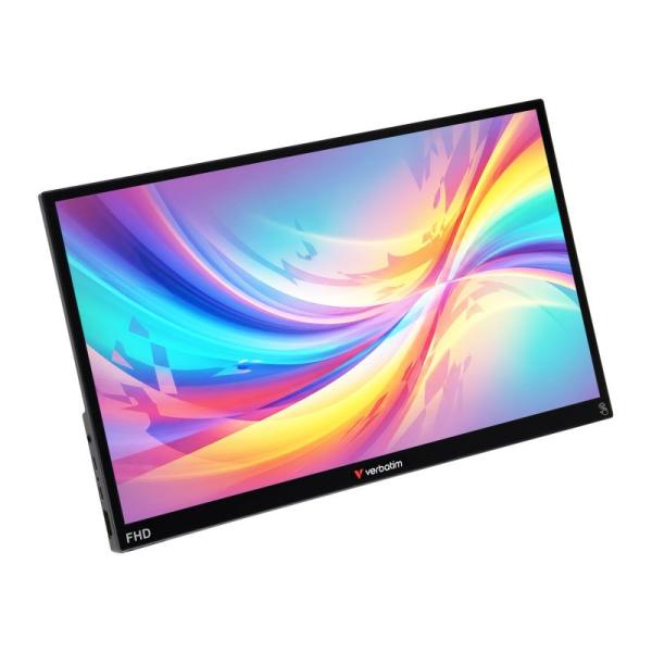 Verbatim PMM14V1 14インチ ポータブルタッチモニター フルHD アルミフレーム P...