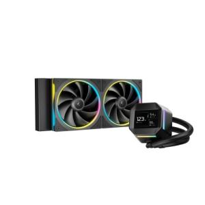 Deepcool R-LM240-BKDMMC-1 LM240/ 240mm水冷CPUクーラー/ 2.4インチIPS液晶ディスプレイ/ 第6世代ポンプ/ 「FL…