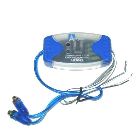 Aer pro オーディオパーツ 2ch ハイローコンバーター SPライン→RCAライン変換 ステレ...