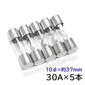 POG AGUヒューズ ガラス管ヒューズ 30A...の商品画像
