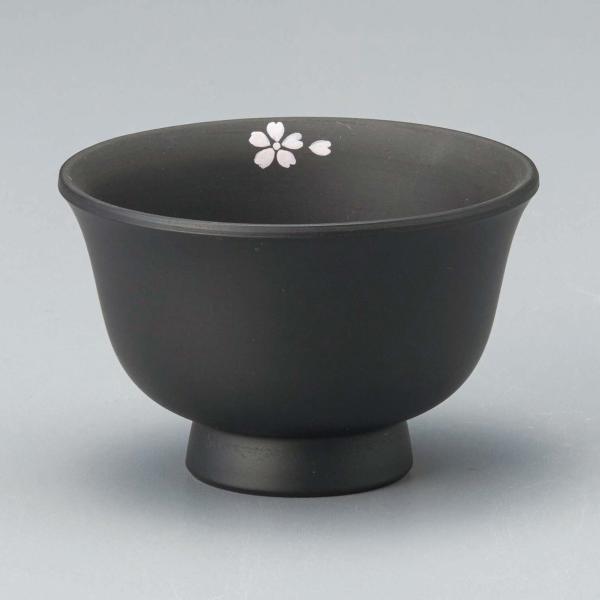 セットでも単品でもどうぞ！ 常滑焼急須【茶器揃/セラメッシュ】玉光 黒泥 桜 湯呑 80cc セラメ...