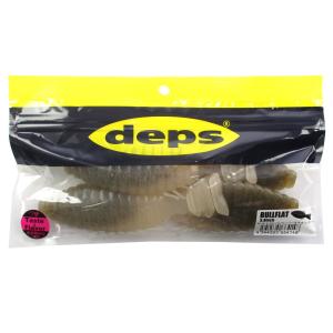 deps（デプス） ワーム ブルフラット 3.8インチ #12グリーンパンプキン