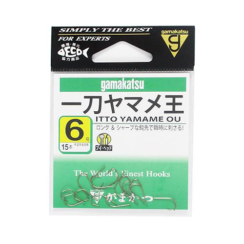 がまかつ 一刀ヤマメ王 ６号 茶