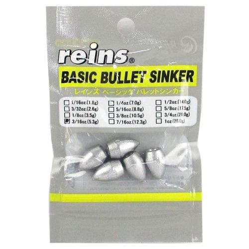 レインズ ベーシック バレットシンカー ３／１６ｏｚ