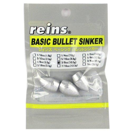 レインズ ベーシック バレットシンカー ３／８ｏｚ