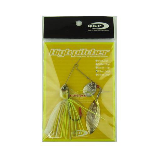 オーエスピー スピナーベイト ハイピッチャー 1/2oz TW S39 チャートバックアユ