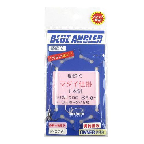 ケイスタイル マダイ仕掛 １本針 Ｐ−００６ 針８号−ハリス３号