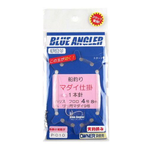 ケイスタイル マダイ仕掛 １本針 Ｐ−０１０ 針９号−ハリス４号