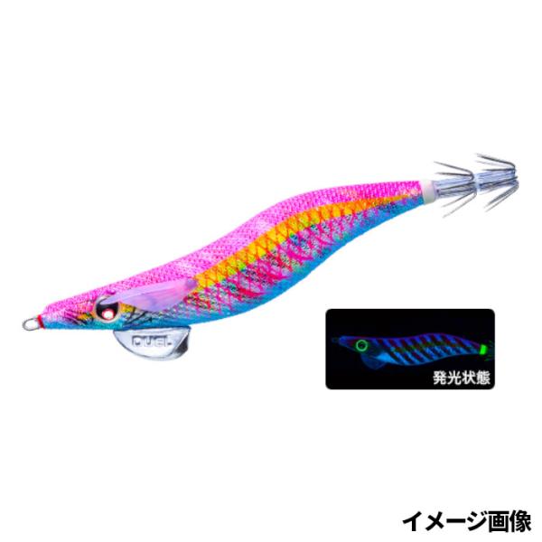 【現品限り】 デュエル エギ EQ エギ オリジナル 3.5号 4.BLMP ブルー夜光マーブルピン...