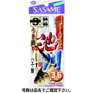 かんたん 池・川ウキ釣りセット 小物用 針2.4号-ハリス4号 CA141