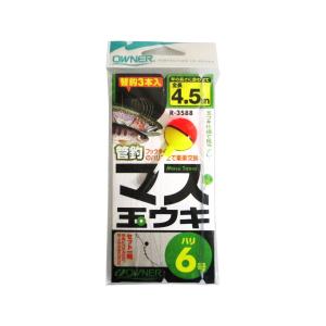 オーナー 管釣 マス玉ウキ 4.5m 針6号｜point-eastjapan