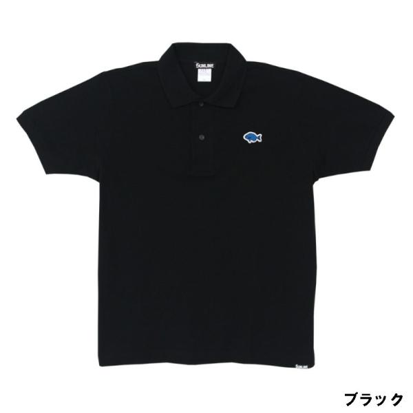 サンライン ウェア カノココットンポロシャツ SUW-15205P L #ブラック