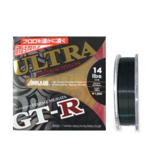 サンヨーナイロン アプロード ＧＴ−Ｒ ウルトラ １００ｍ １４ｌｂ ダークグリーン