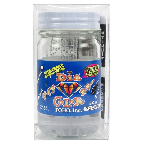 東邦産業 どぶづけ用ダイアカラー 80ml グロスクリア