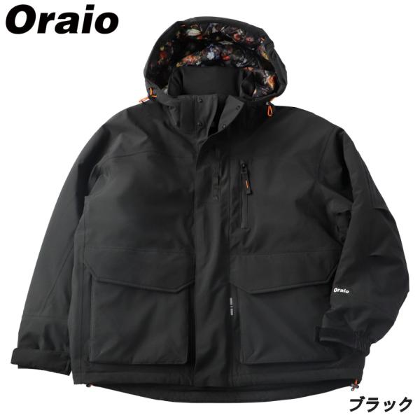 【現品限り】 防寒ウェア Oraio(オライオ) ウィンタージャケット M ブラック (防寒)