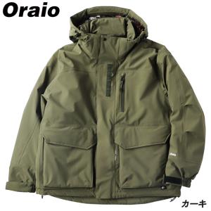 【現品限り】 防寒ウェア Oraio(オライオ) ウィンタージャケット 2XL カーキ (防寒)｜point-eastjapan