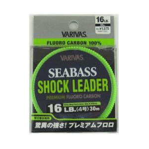 バリバス シーバス ショックリーダー フロロカーボン ３０ｍ １６ｌｂ ナチュラル【ゆうパケット】｜point-i