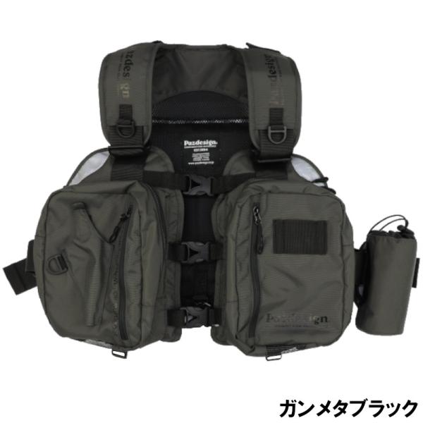 Pazdesign ライフジャケット SLV-027 PSL マルチゲームベスト ガンメタブラック