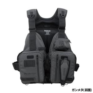 Pazdesign ライフジャケット SLV-035 PSLオールラウンドベスト ガンメタ｜point-i