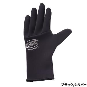 双進 防寒ウェア RBB タイタニュームグローブ HS 5F L ブラック/シルバー 7622
