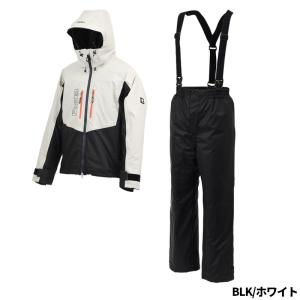 双進 防寒ウェア RBB フィッシャーマンウィンタースーツ L BLK/ホワイト 7686｜point-i