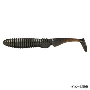 ジャッカル ワーム アンモナイトシャッド（Ａｍｍｏｎｉｔｅ Ｓｈａｄ） ３インチ グリーンパンプキンペッパー｜point-i