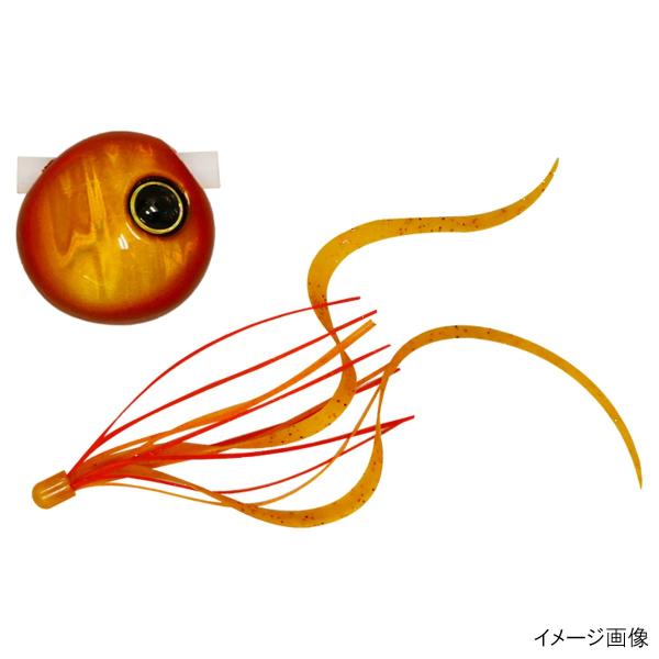 ジャッカル タイラバ 鉛式ビンビン玉スライド 100g レッドゴールド/エビオレT+