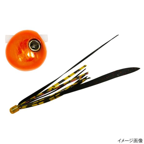 ジャッカル タイラバ 鉛式ビンビン玉スライド 120g オレンジ/真っ黒レッドT+