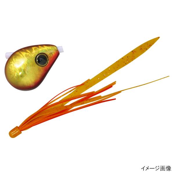 ジャッカル タイラバ 爆流 鉛式ビンビン玉スライド 160g レッドゴールド/エビオレT+