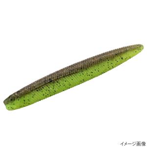 ジャッカル ワーム ヤミィフィッシュ 3インチ グリーンパンプキン/ライムチャート【ゆうパケット】