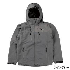 ジャッカル 防寒ウェア ハードシェルジャケット XXL アイスグレー｜point-i