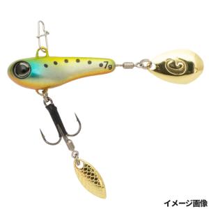 ジャッカル グッドミールスピンブレード＋7g PP／金アジ
