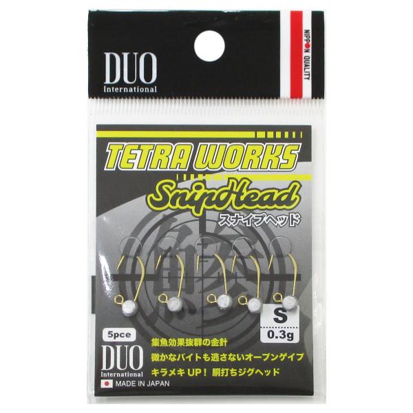 【現品限り】 DUO TETRA WORKS SnipHead S 0.3g【ゆうパケット】